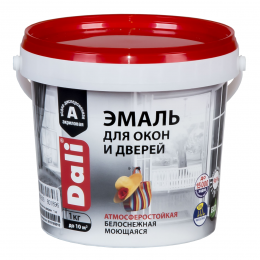 Эмаль DALI акриловая для окон и дверей 1кг