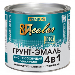 Эмаль 4в1 п/ржавчине ВИТколор белая 1,8кг быстросохн.