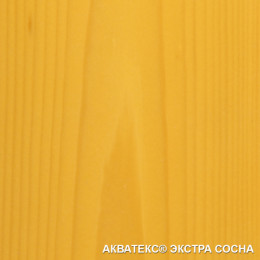 Защитно-декоративное покрытие для дерева АКВАТЕКС ЭКСТРА полуглянцевое, сосна 0,8л