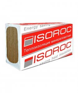 Утеплитель"ISOROC ПП-80"(1000х600х50)(86кгм3 плотность)3,6кв.м
