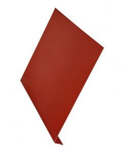 Ветровая планка большая(130х150) (красный) 2м  0.5мм