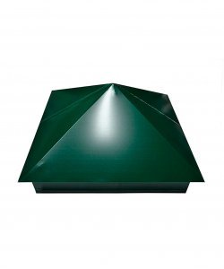Колпак на столб (Зеленый) 400х400мм 0,4