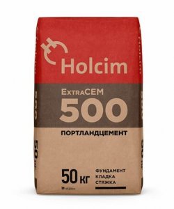 Цемент "Holcim ExtraCEM" серый, 50 кг