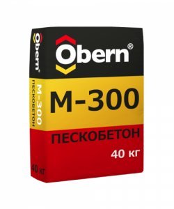 Пескобетон М-300 "Obern", 40 кг