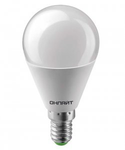 Лампа светодиодная 10Вт LED  Е14 G45 (шар)
