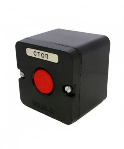 Пост кнопочный TDM Electric ПКЕ 222-1 IP54 красн.