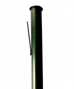 Столб металлический d42 мм с крюками (2,4 м)