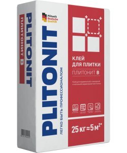 Клей для плитки "Plitonit В", 25 кг